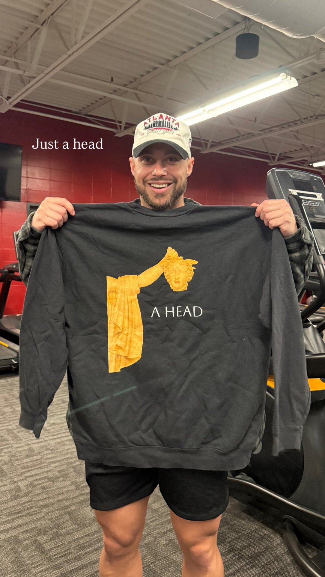 Just A Head Crewneck