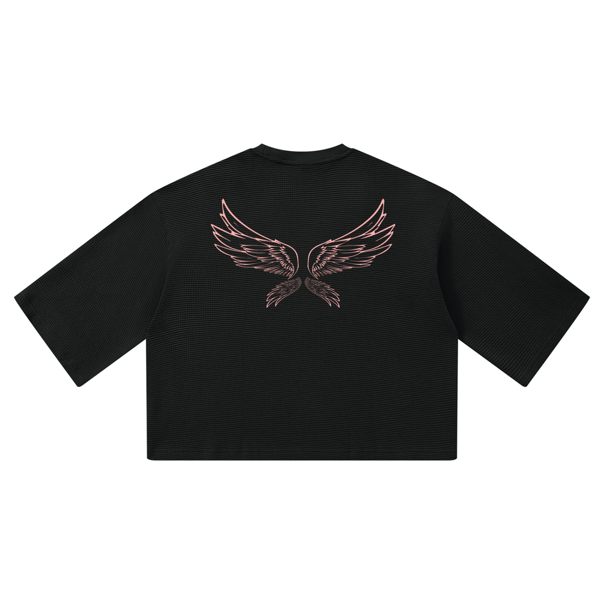 BW Waffle Boxy Crewneck