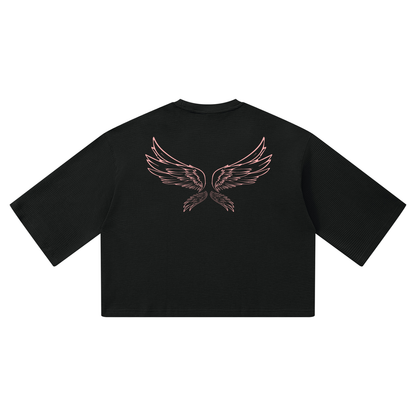 BW Waffle Boxy Crewneck