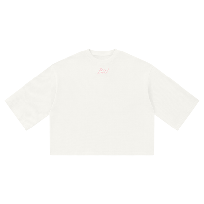 BW Waffle Boxy Crewneck