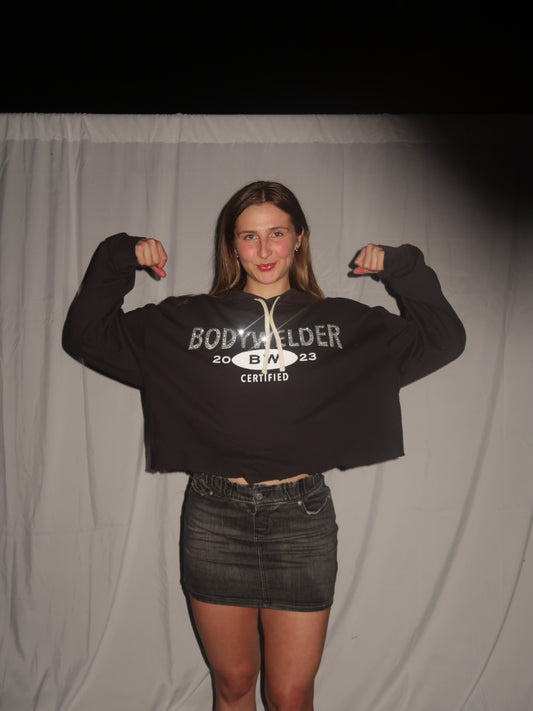 Rhinestoned Bodywelder Classic Hoodie